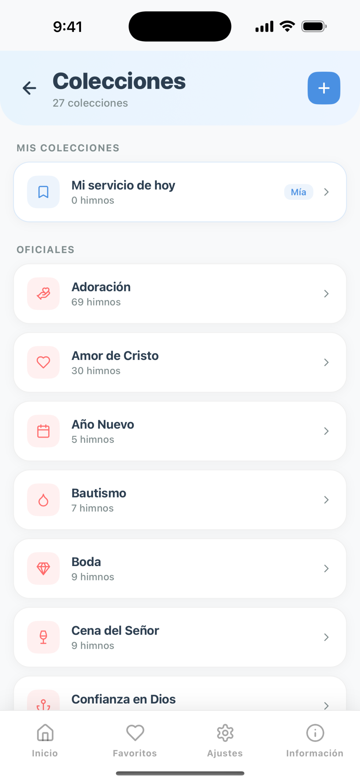 Colecciones temáticas de himnos